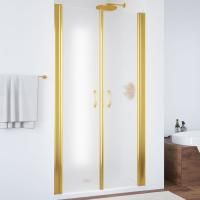 Душевая дверь в нишу Vegas Glass E2P 90 09 10 профиль золото, стекло сатин