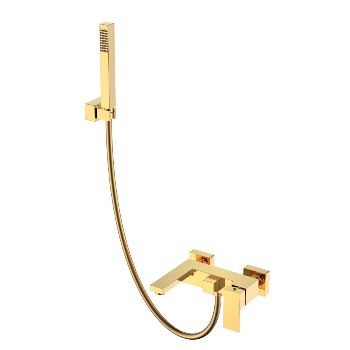 Смеситель для ванны Boheme Qubic 473-G