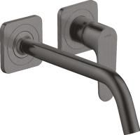 Смеситель для раковины Axor Citterio M 34116340 шлифованный черный хром