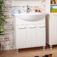 Тумба под раковину Бриклаер Карибы 75 светлая лиственница