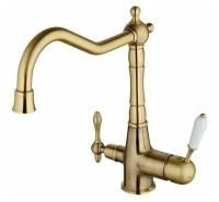 Смеситель для кухни Gappo G4391-4 бронза