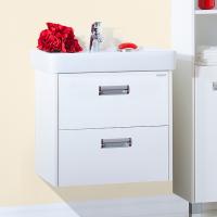 Тумба под раковину Бриклаер Палермо 60/3 подвесная, с 2 ящиками