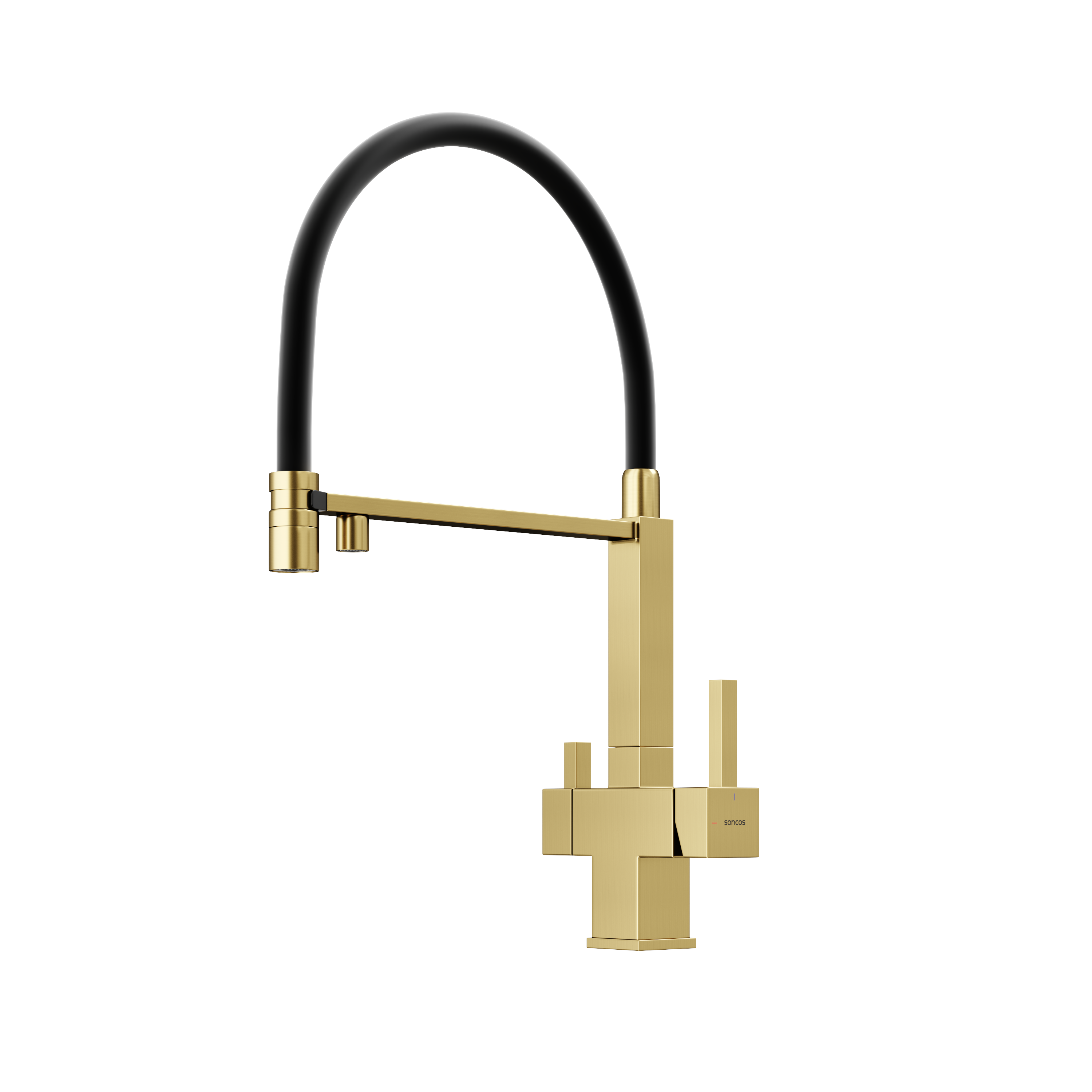 Смеситель для кухни Sancos Moro SC4006BG, брашированное золото