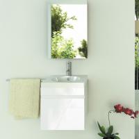 Мебель для ванной Comforty Диана 50, подвесная, белый глянец