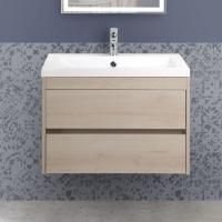 Тумба с раковиной Art&Max Family 75, подвесная, Pino Bianco