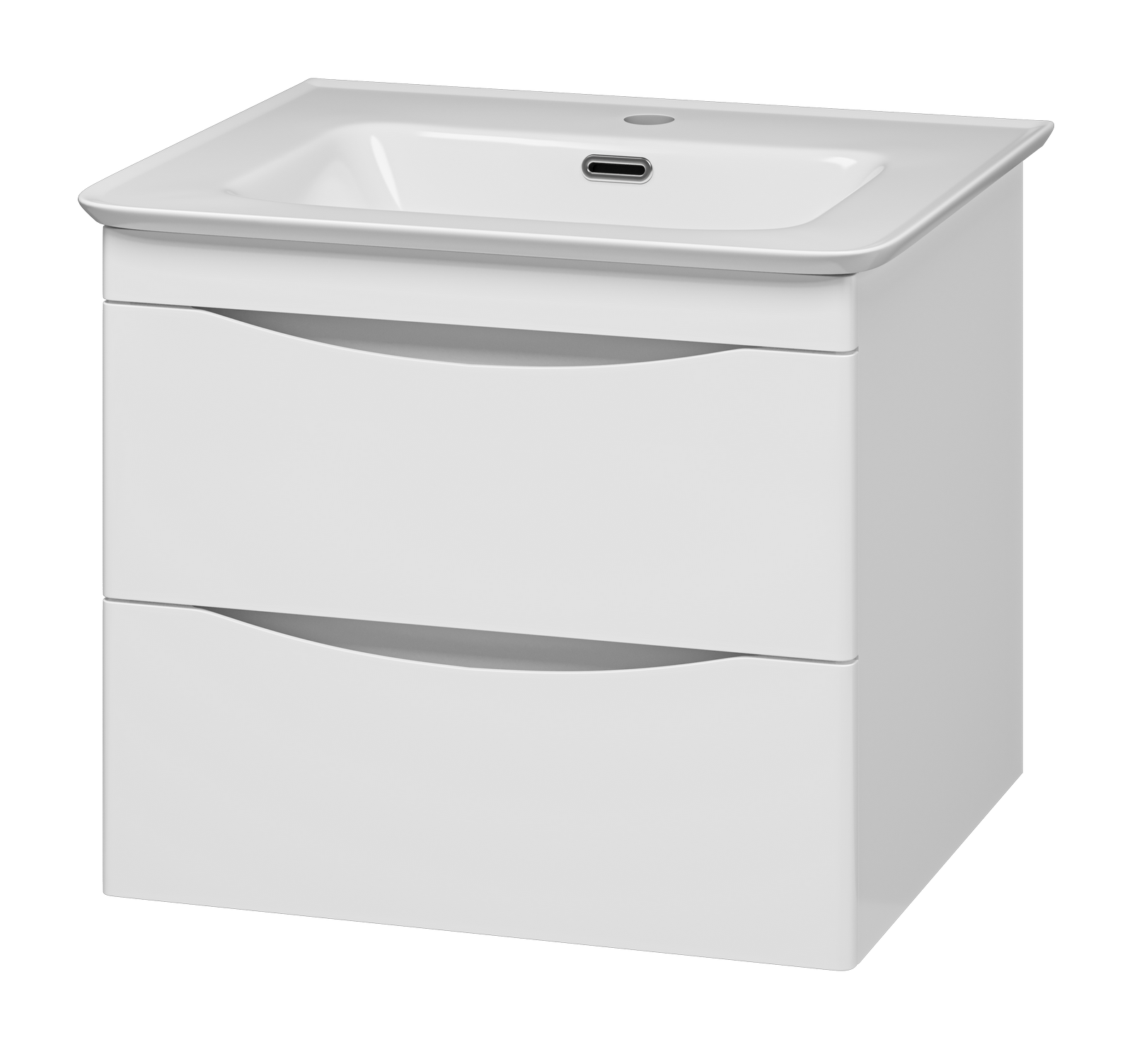 Тумба с раковиной Misty Мираж 60 подвесная