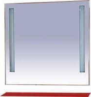 Зеркало Misty Лика 90 красная полка, с подсветкой