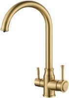 Смеситель для кухни Zorg Steel Hammer SH 763 INOX BRONZE PVD