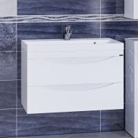 Тумба с раковиной СанТа Сатурн 80 подвесная