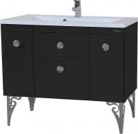 Тумба под раковину Bellezza Луссо 100 черная