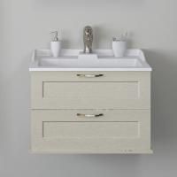 Тумба с раковиной Aquaton Леон 65 дуб бежевый