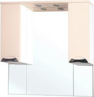 Зеркало-шкаф Bellezza Симона 100 бежевый