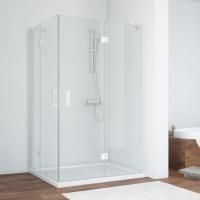 Душевой уголок Vegas Glass AFA-F 120*90 01 01 R профиль белый, стекло прозрачное