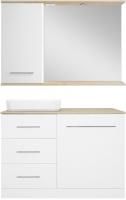 Мебель для ванной Misty Респект 120 L, под стиральную машину