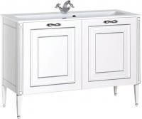Тумба с раковиной Aquanet Паола 120 белая