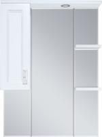 Зеркало Misty Дива 75 L c подсветкой, белое