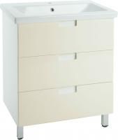 Тумба с раковиной Bellezza Пегас 60 напольная, бежевая