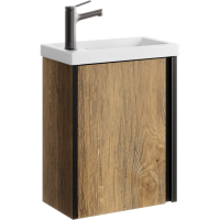 Тумба с раковиной Aqwella Urban 45 подвесная, дуб балтийский