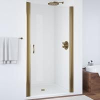 Душевая дверь в нишу Vegas Glass EP 80 05 01 профиль бронза, стекло прозрачное