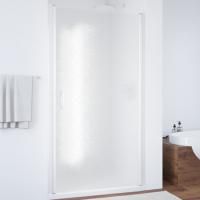 Душевая дверь в нишу Vegas Glass EP 85 01 02 профиль белый, стекло шиншилла