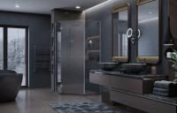 Душевой уголок Ambassador Diamond 12011111L 90x90 см