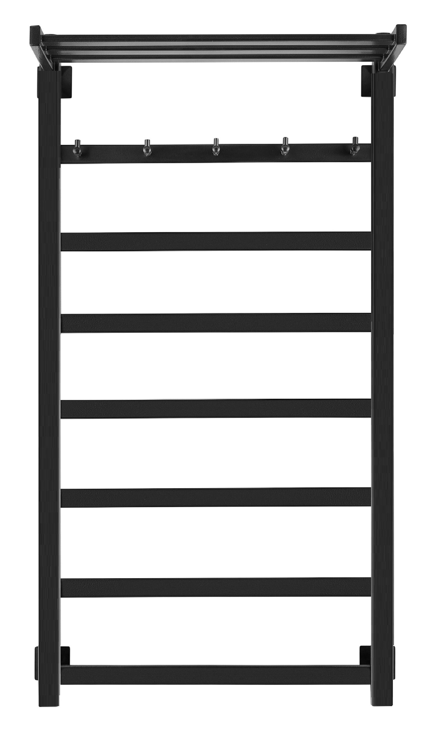 Полотенцесушитель водяной Secado Корсико 1 КСП 100/40, черный матовый