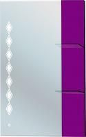 Зеркало Bellezza Глория Гласс 65 фиолетовое
