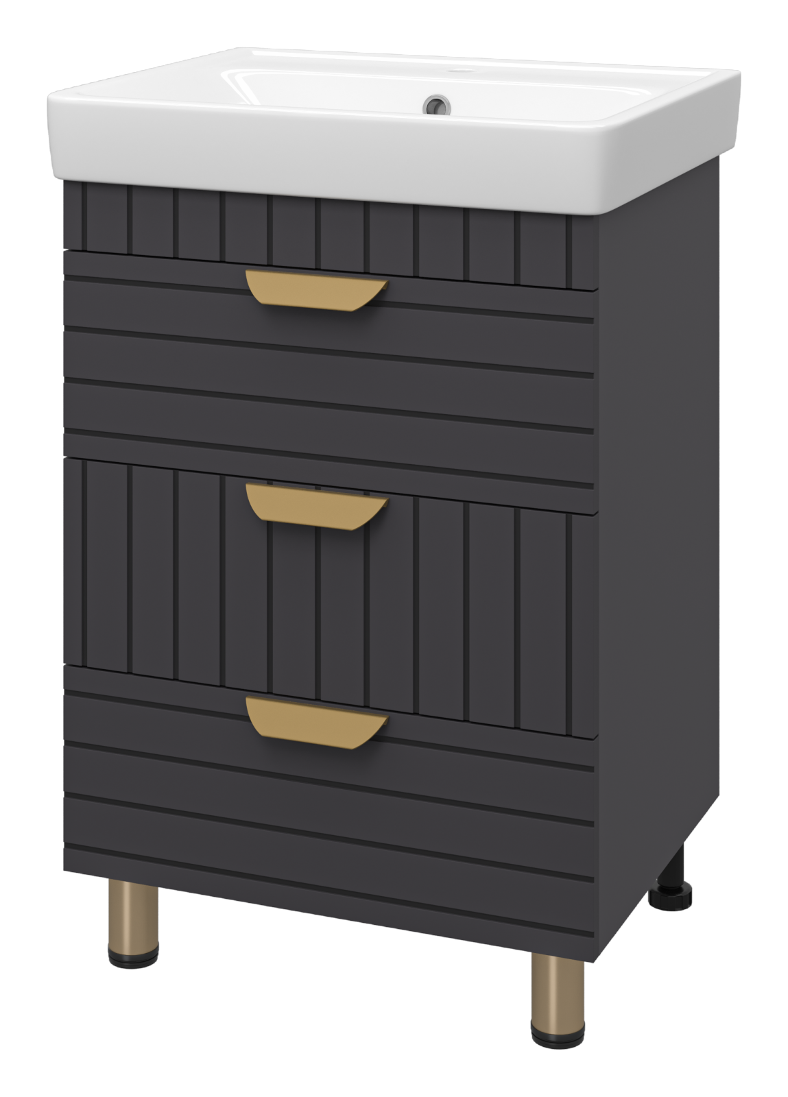 Тумба с раковиной Brevita Gloster 60