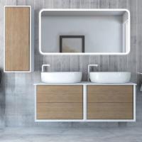 Мебель для ванной Cezares Bellagio 140 со столешницей rovere tabacco