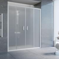 Душевая дверь в нишу Vegas Glass Z2P 220 01 10 профиль белый, стекло сатин
