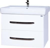 Тумба под раковину Bellezza Рокко 70 подвесная белая 2 ящика