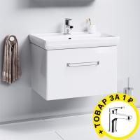 Тумба с раковиной Aqwella Neo 80 подвесная