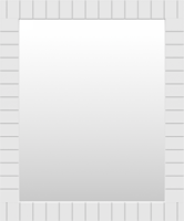 Зеркало Brevita Gloster 70 белое