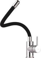 Смеситель для кухни Webert Viper VP920602564 черный с хромом