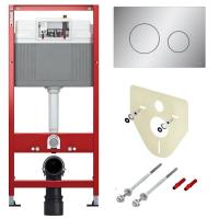 Инсталляция для унитаза Tece TECEbase 9240922 с клавишей смыва