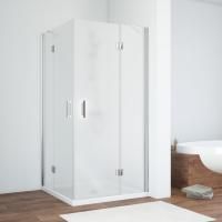 Душевой уголок Vegas Glass AFA TUR NOVO 120 08 10 профиль глянцевый хром, стекло сатин