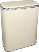 Корзина для белья Geralis KLH-S бежевая, хром, большая