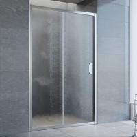 Душевая дверь в нишу Vegas Glass ZP 125 08 02 профиль глянцевый хром, стекло шиншилла