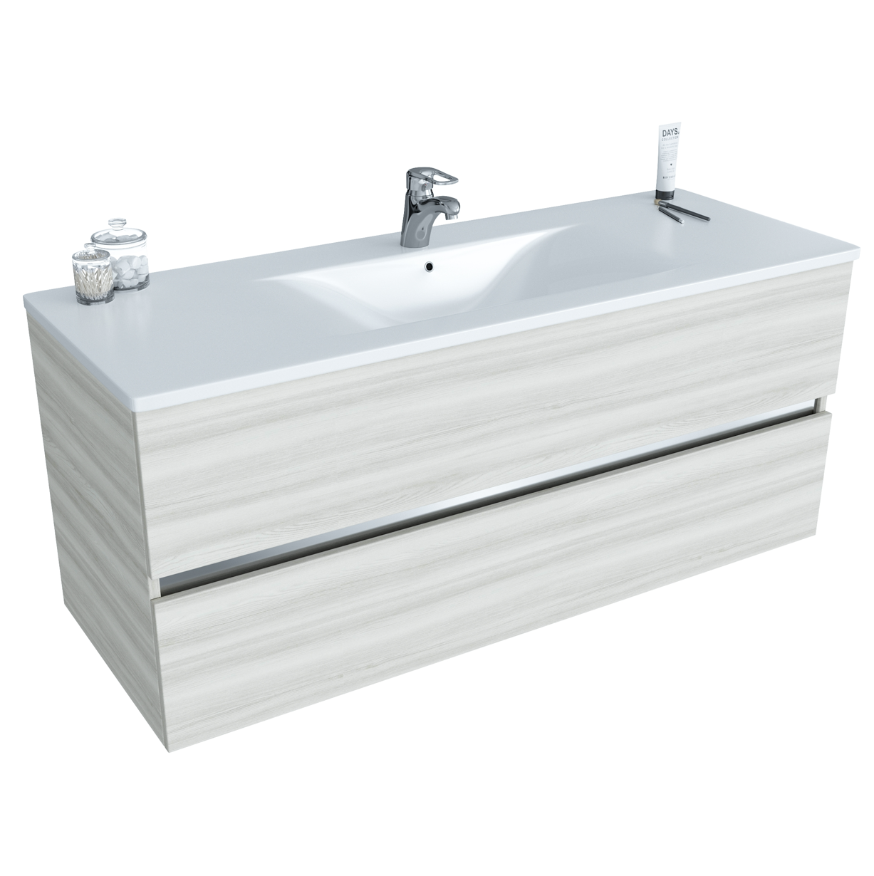 Тумба с раковиной Sanvit Кубэ-2 120 дуб