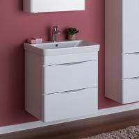 Тумба с раковиной Aquanet Орлеан 60 белая, подвесная