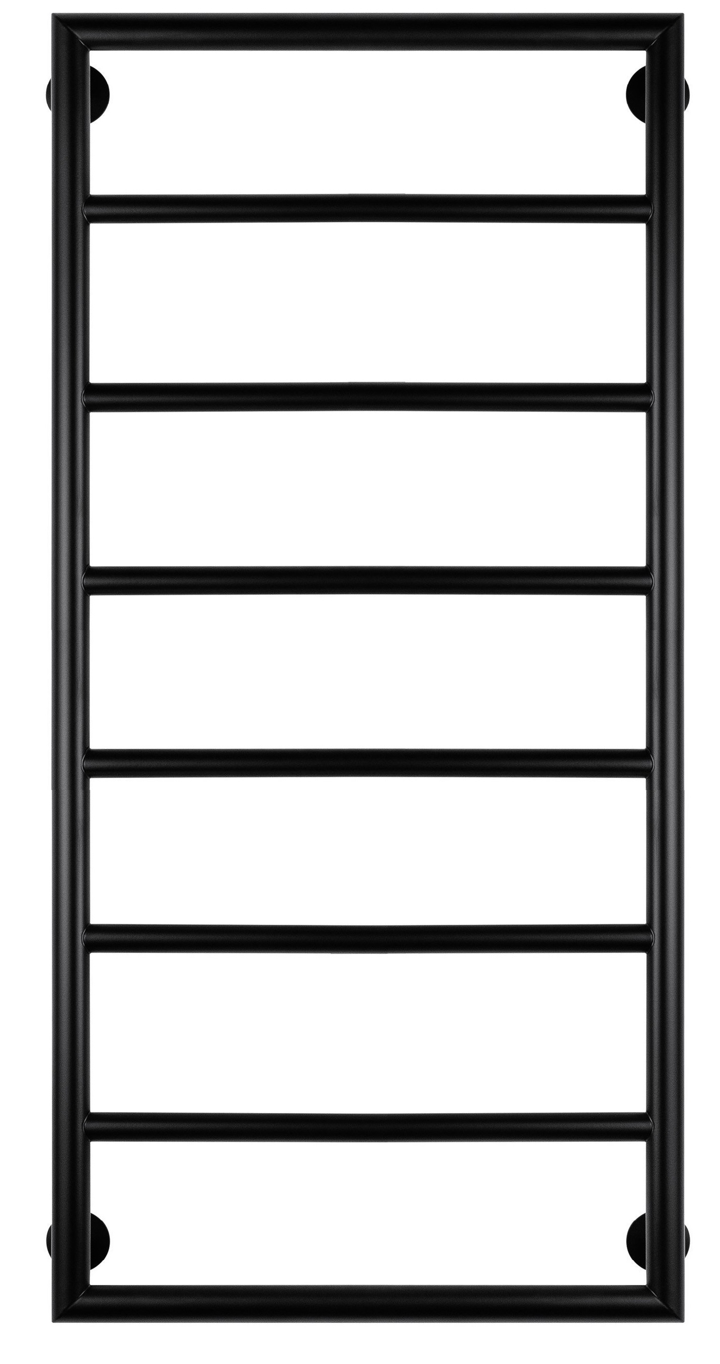 Полотенцесушитель электрический Secado Парма 2 100/40 R, черный матовый