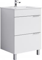 Тумба с раковиной Aqwella Brig 60 напольная, белая