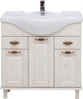 Тумба с раковиной Aquanet Тесса Декапе 85 жасмин, золото