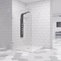 Душевая перегородка RGW Walk In WA-030-1 110х195 профиль хром, стекло прозрачное