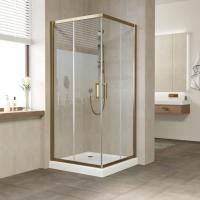 Душевой уголок Vegas Glass ZA TUR NOVO 110 05 crystalvision профиль бронза, стекло crystalvision