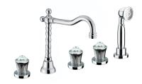 Смеситель на борт ванны Fiore Venere Sky Swarovski® 13CR0607, хром