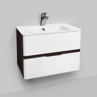 Тумба под раковину Am.Pm Bliss D 60 белый глянец, венге