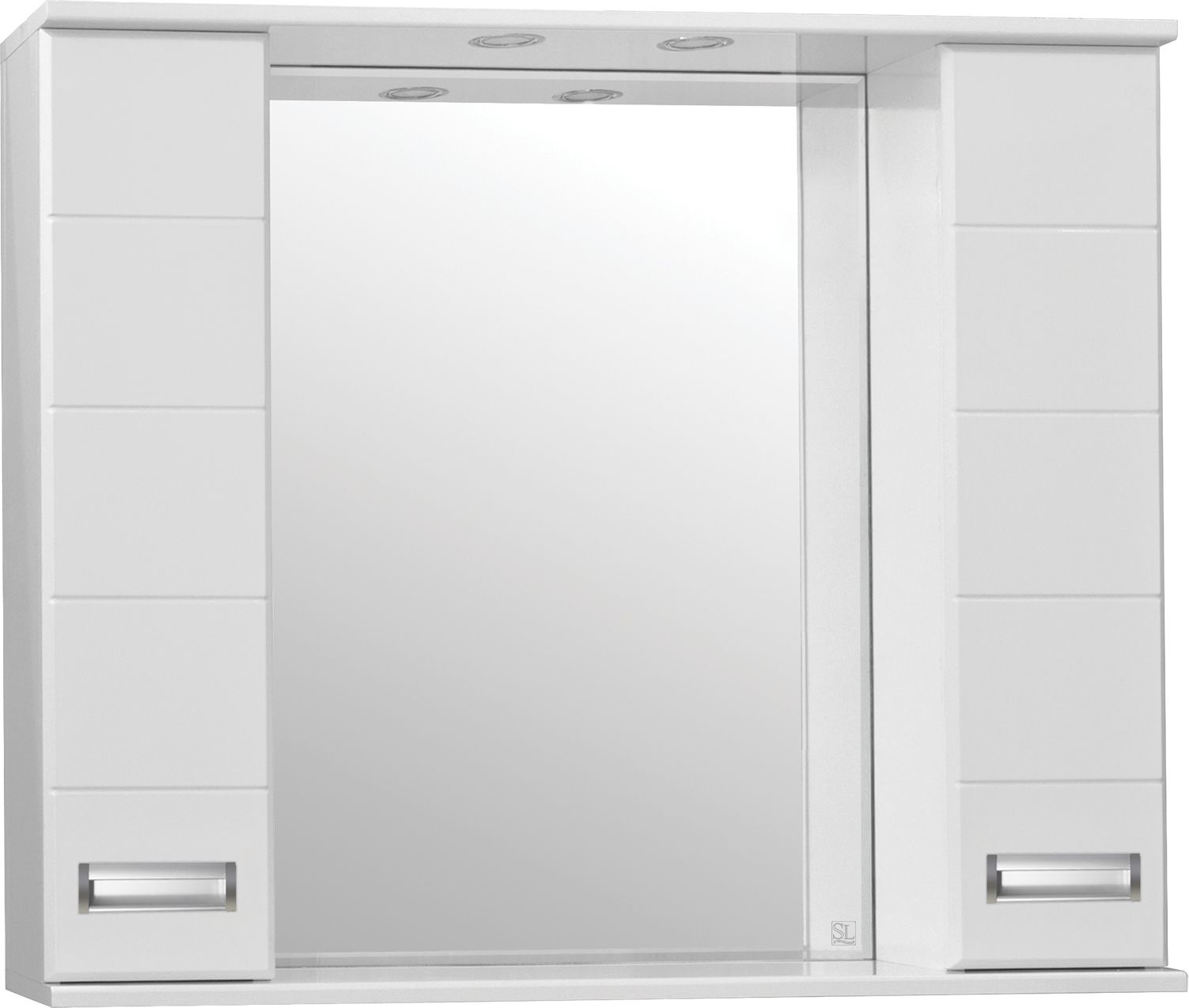 Навесной шкаф в ванную комнату с зеркалом 60см