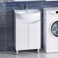 Тумба с раковиной СанТа Сатурн 50 напольная, 2 двери