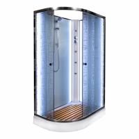 Душевая кабина DTO EM1512 R N с LED-подсветкой и гидромассажем